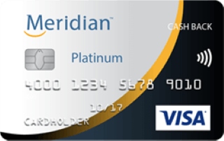 Meridian Visa Platinum Cash Back Card