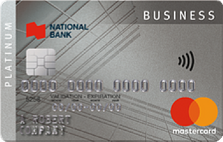 National Bank Platinum Mastercard Business Card